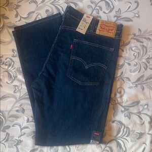 SC - Levi's Men's Dark Indigo Slim Straight Jeans